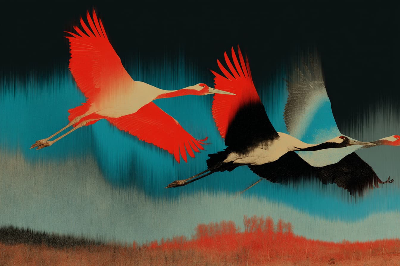 Floating fountain pens with holographic effects